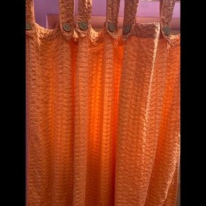 Orange Curtains 4 pieces
